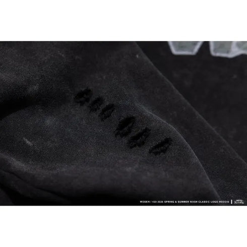 430 fourthirty/WODEN® / Fourthirty® Wash Classic Logo Hoodie / フォーサーティ ウォッシュ クラシック ロゴ フーディー